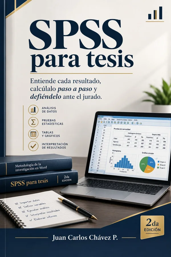 Portada del libro SPSS para tesis